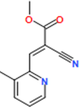 (E)-Methyl 2-cyano-3-(3-methylpyridin-2-yl)acrylate
